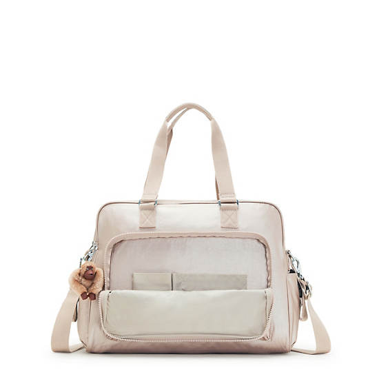 Sacs Kipling Alanna Classiche Metallic Diaper Bag Beige | FR 1977VR